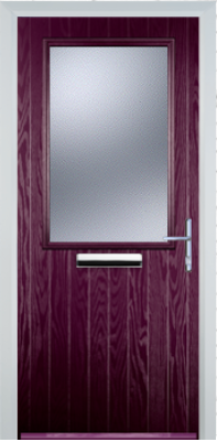 Cottage Composite Door - Half Glazed - High Security - Free Delivery
