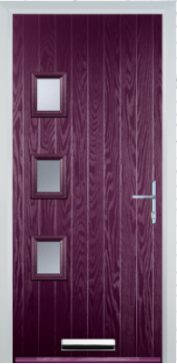 3 Square Left - Composite Door - High Security - Free Delivery
