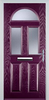 2 Panel 2 Square 1 Arch - Composite Door - High Security - Free Delivery