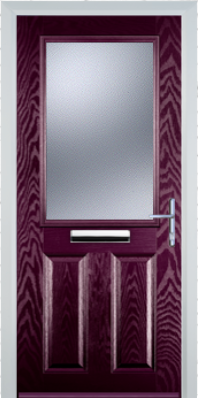 2 Panel 1 Square - Composite Door - High Security - Free Delivery