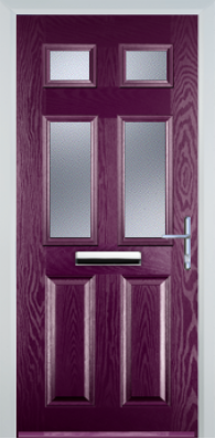 2 Panel 4 Square - Composite Door - High Security - Free Delivery