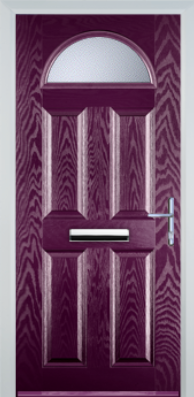 4 Panel 1 Arch - Composite Door - High Security - Free Delivery