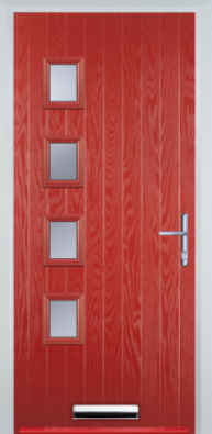 4 Square Left - Composite Door - High Security - Free Delivery