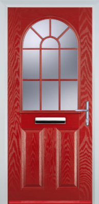 2 Panel Starburst - Composite Door - High Security - Free Delivery
