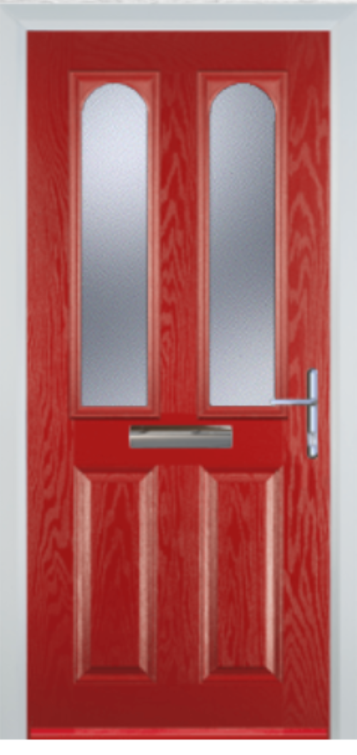 Composite Door - 2 Arch 2 Panel - High Security - Free Delivery