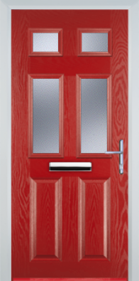 2 Panel 4 Square - Composite Door - High Security - Free Delivery