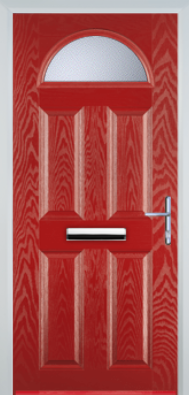 4 Panel 1 Arch - Composite Door - High Security - Free Delivery