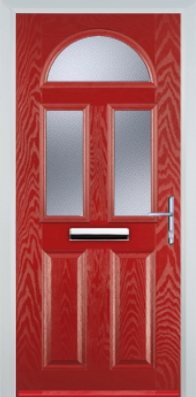 2 Panel 2 Square 1 Arch - Composite Door - High Security - Free Delivery