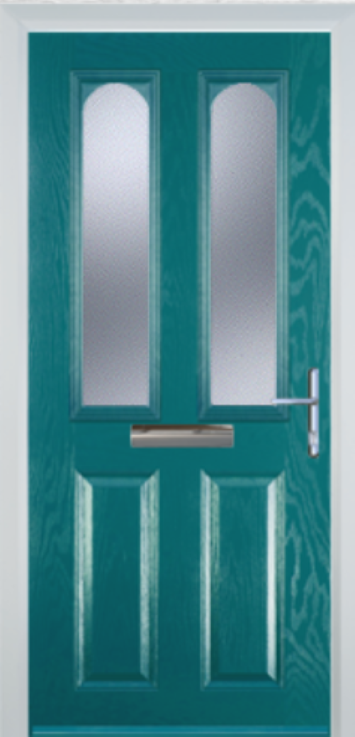 Composite Door - 2 Arch 2 Panel - High Security - Free Delivery