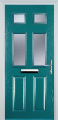2 Panel 4 Square - Composite Door - High Security - Free Delivery