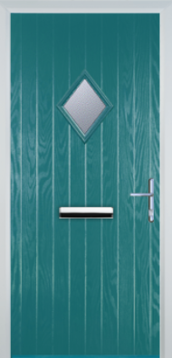 Composite  Door - Cottage Diamond Glazed - High Security - Free Delivery