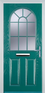 2 Panel Starburst - Composite Door - High Security - Free Delivery