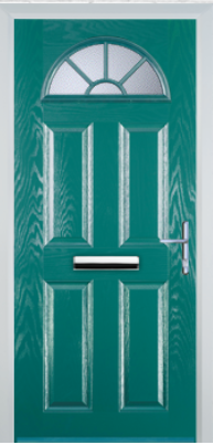 4 Panel Sunburst - Composite Door - High Security - Free Delivery