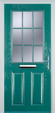 2 Panel 1 Grill - Composite Door - High Security - Free Delivery