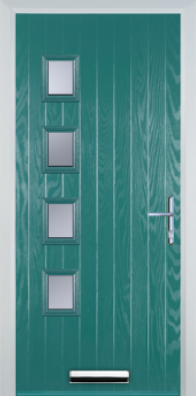 4 Square Left - Composite Door - High Security - Free Delivery