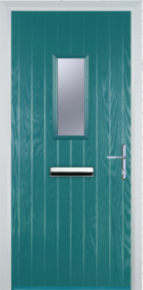 Contemporary Composite Door - Cottage 1 Square - High Security Features - Free Delivery