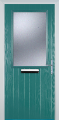 Cottage Composite Door - Half Glazed - High Security - Free Delivery