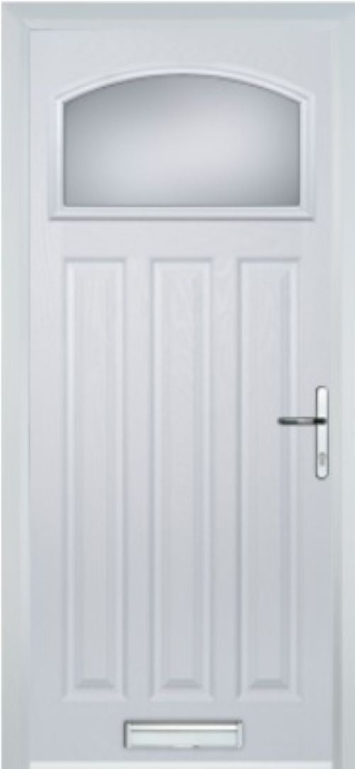 3 Panel Arch Pane - Composite Door - High Security - Free Delivery