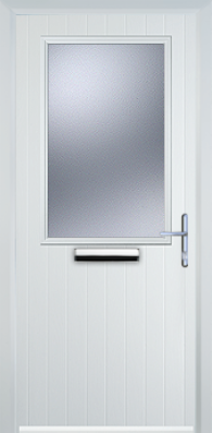 Cottage Composite Door - Half Glazed - High Security - Free Delivery