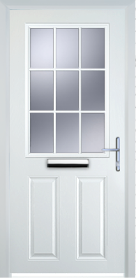 2 Panel 1 Grill - Composite Door - High Security - Free Delivery