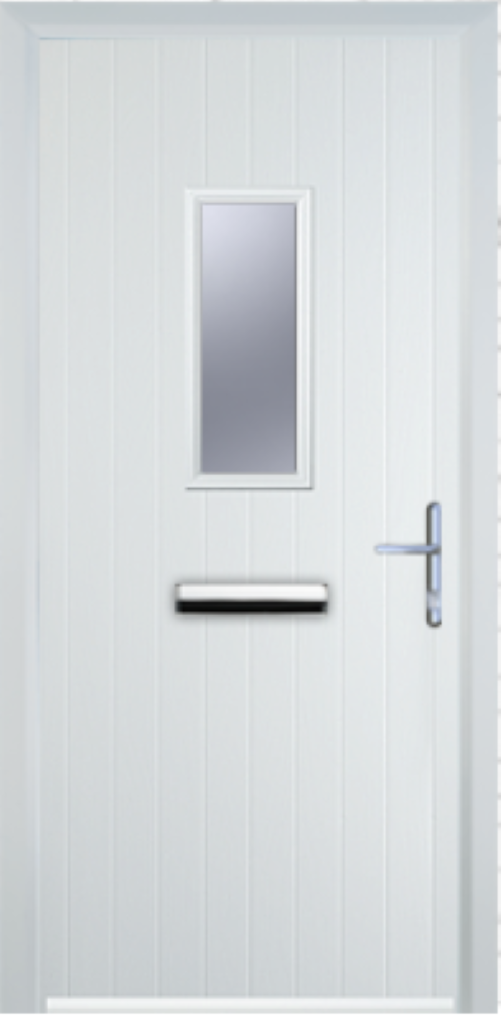 Contemporary Composite Door - Cottage 1 Square - High Security Features - Free Delivery