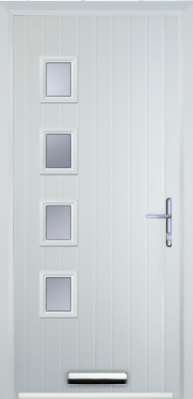 4 Square Left - Composite Door - High Security - Free Delivery