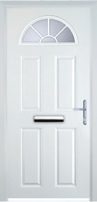 4 Panel Sunburst - Composite Door - High Security - Free Delivery